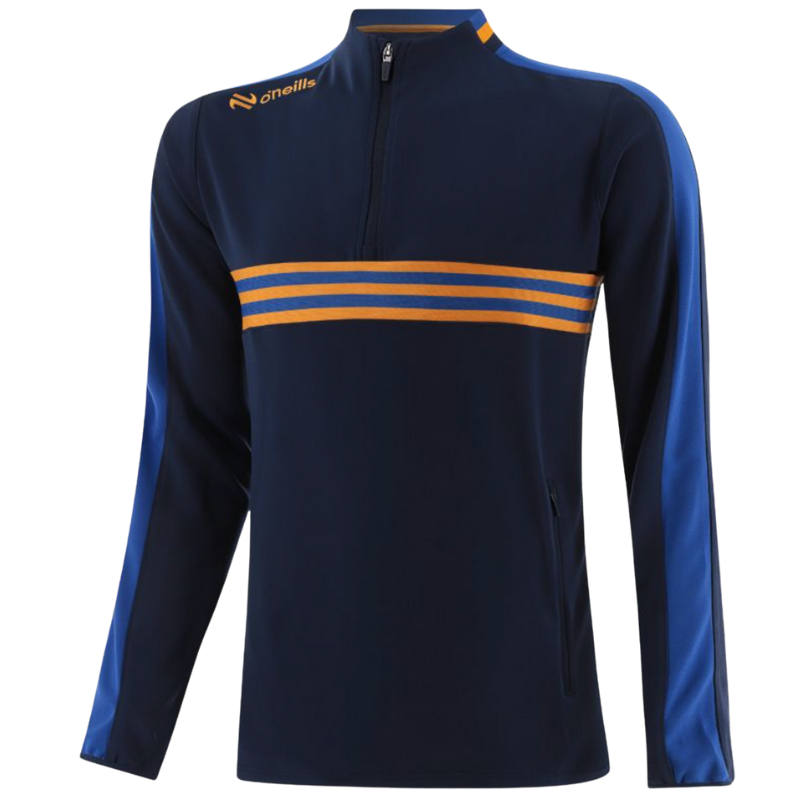 O'Neills Dromore Squad Half Zip Marine Royal Amber
