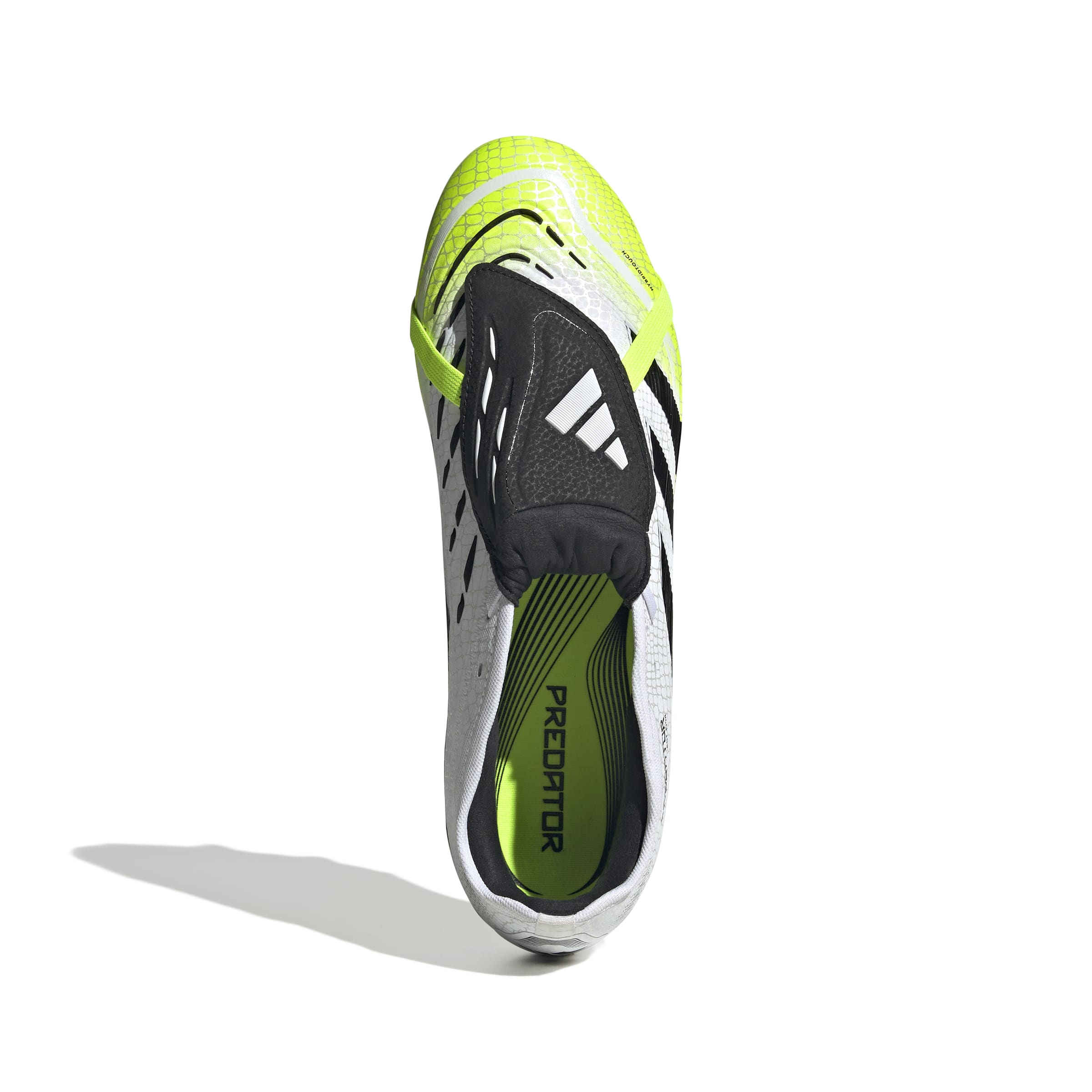 Adidas Predator Pro Fold-Over Tongue Soft Ground Boots White Black Lemon