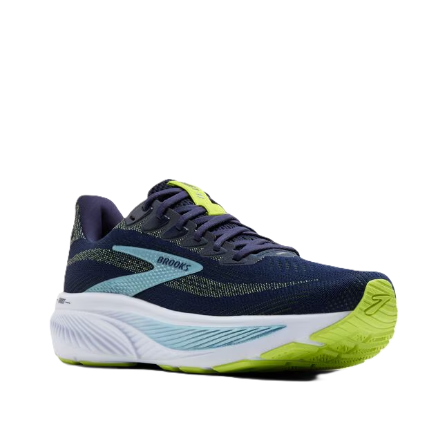 Brooks Ghost Men's Running Shoes Peacoat Lime Blue