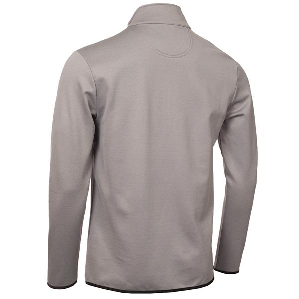 Calvin Klein Mens Delta ½ Zip Mid Layer Silver Marl