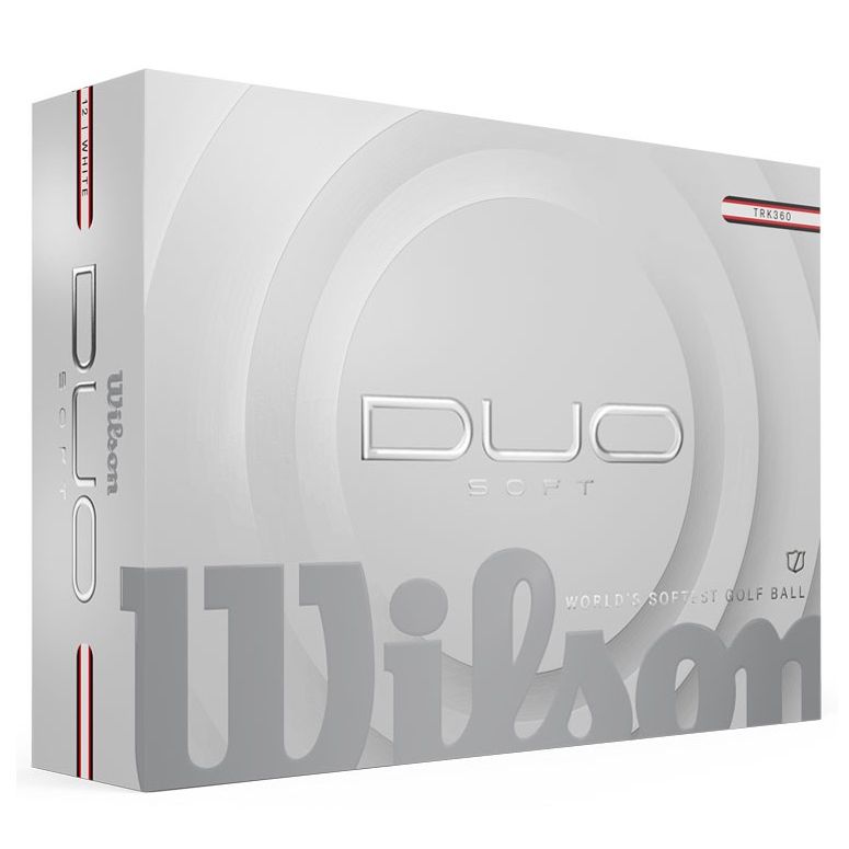 Wilson Duo Soft Golf Balls TRK360 White Pack
