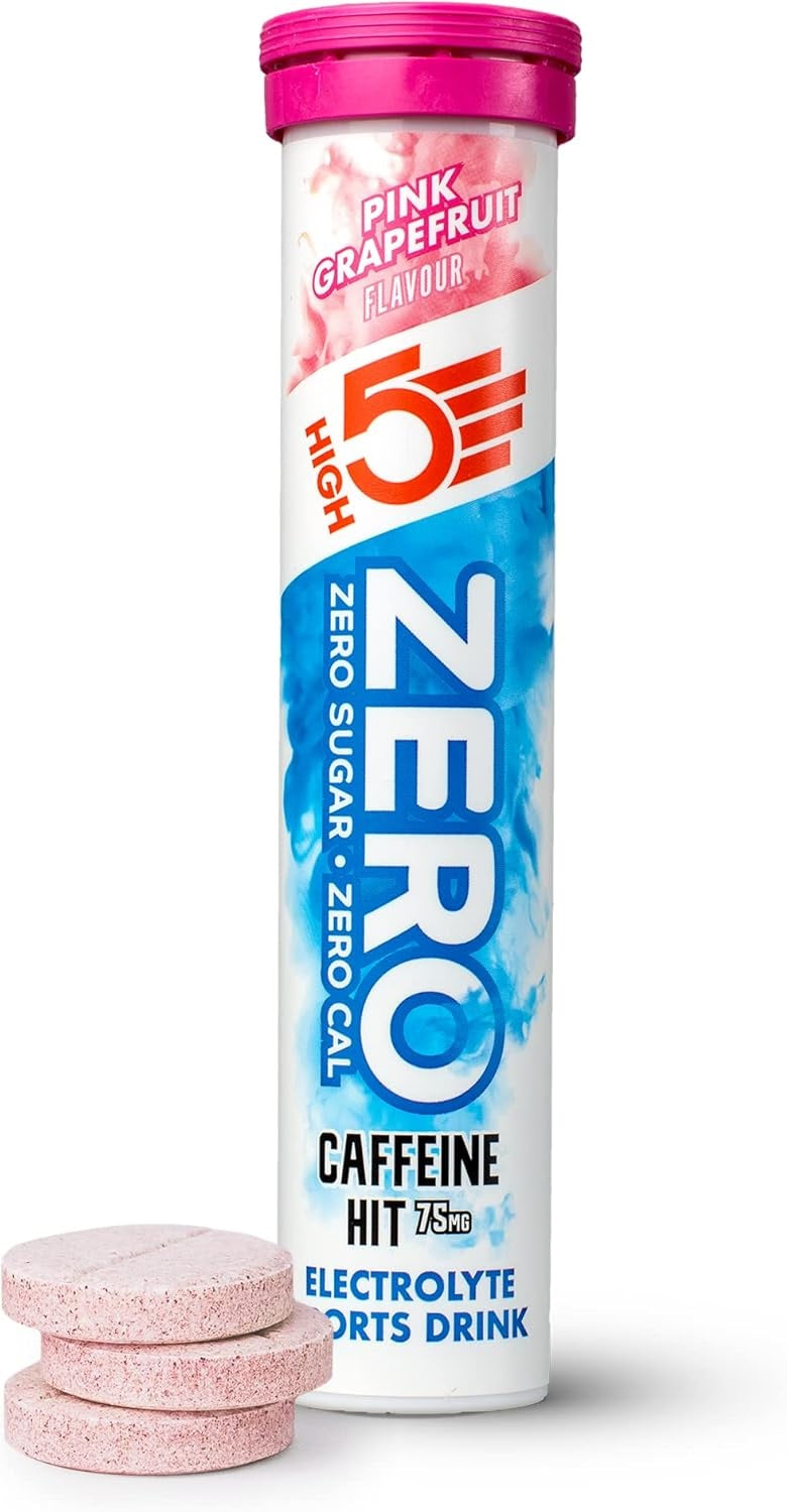 High5 Zero Caffeine Hit Electrolyte Tablets Pink Grapefruit