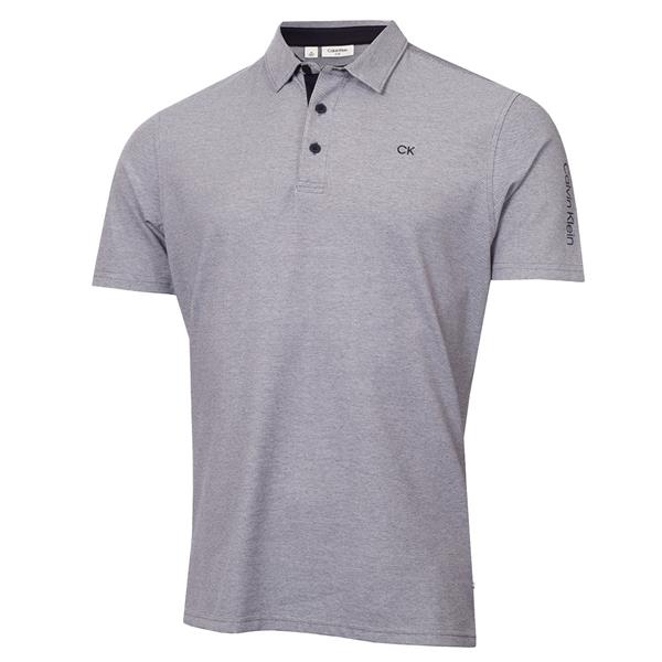 Calvin Klein Golf Mens Uni Polo Navy Oxford