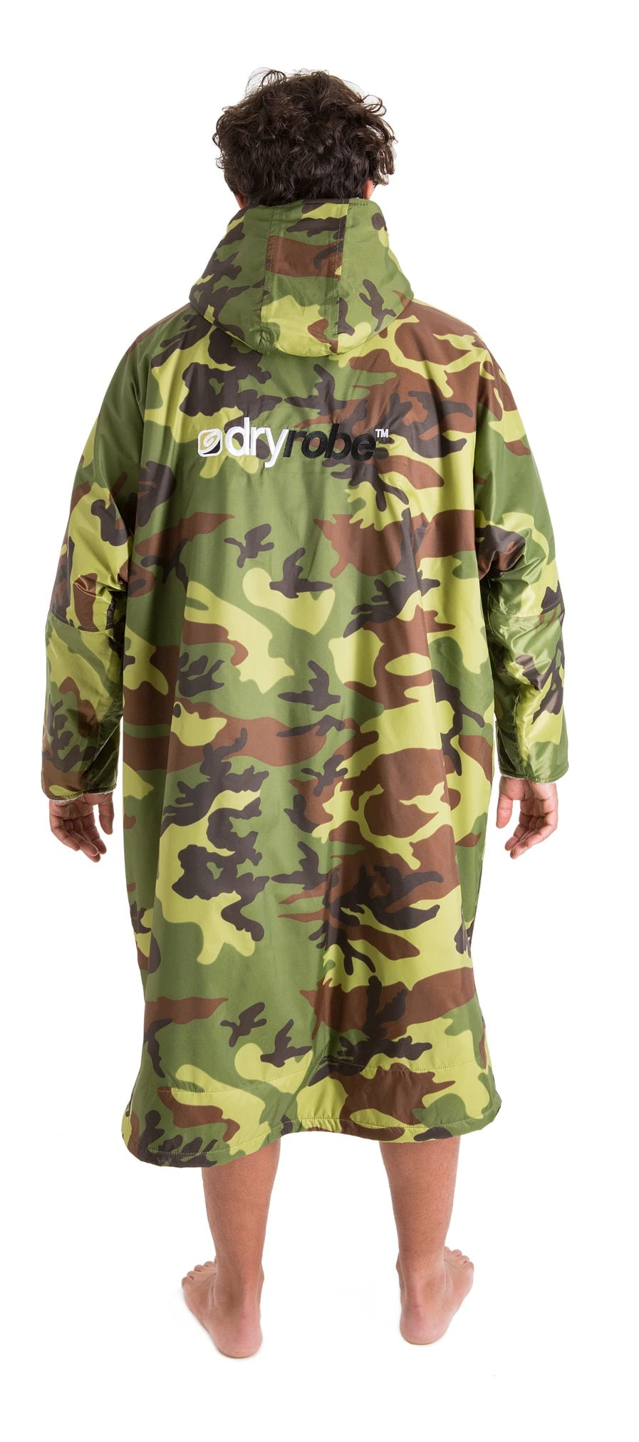 Dryrobe Advanced long Sleeve Changing Robe Green Camo