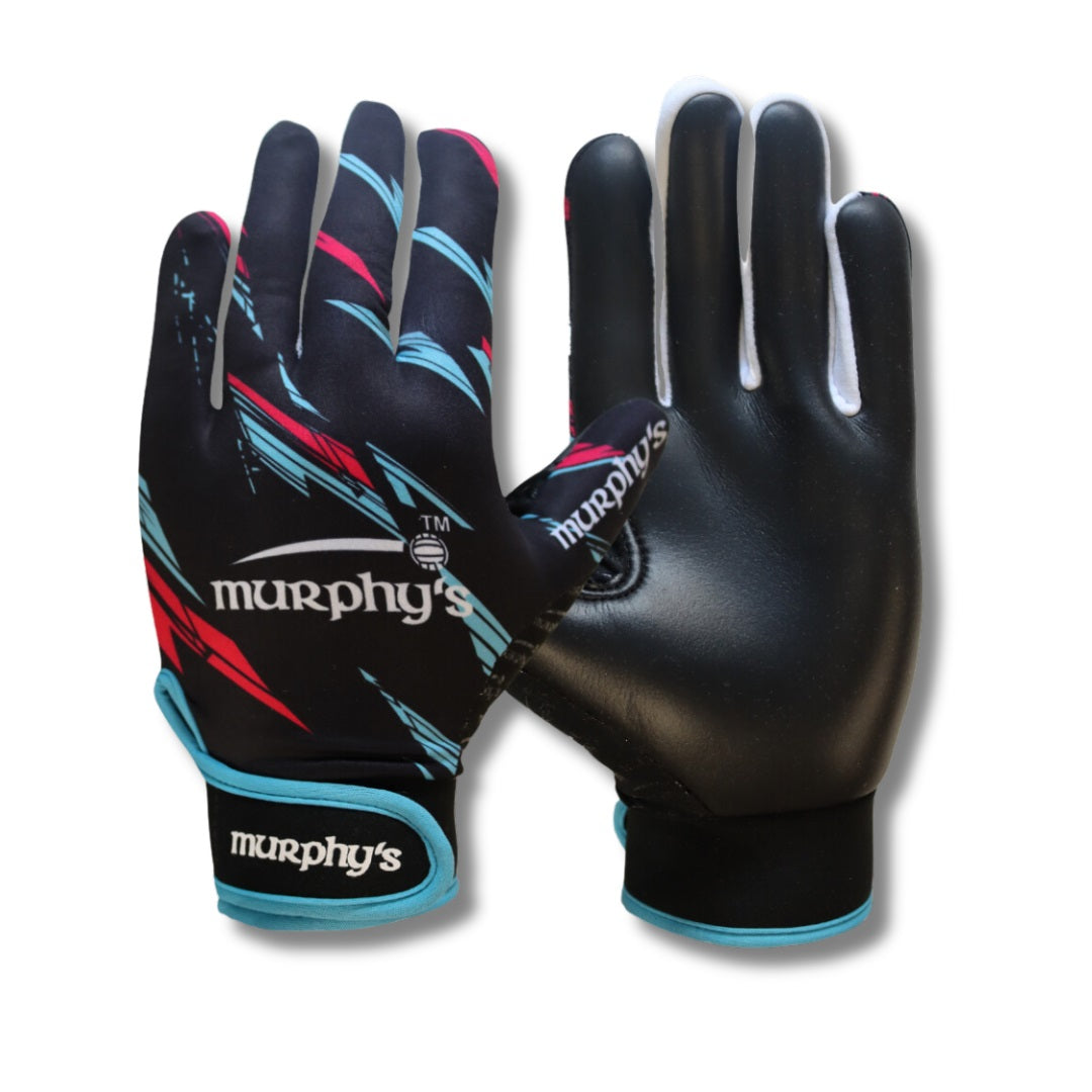 Murphy's Gaelic Gloves Black Blue Pink