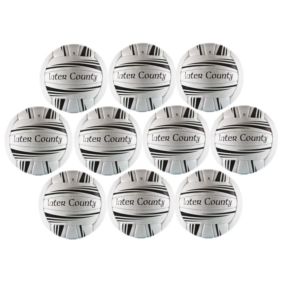 O'Neills Inter County Football Pack 10 Balls Size 5