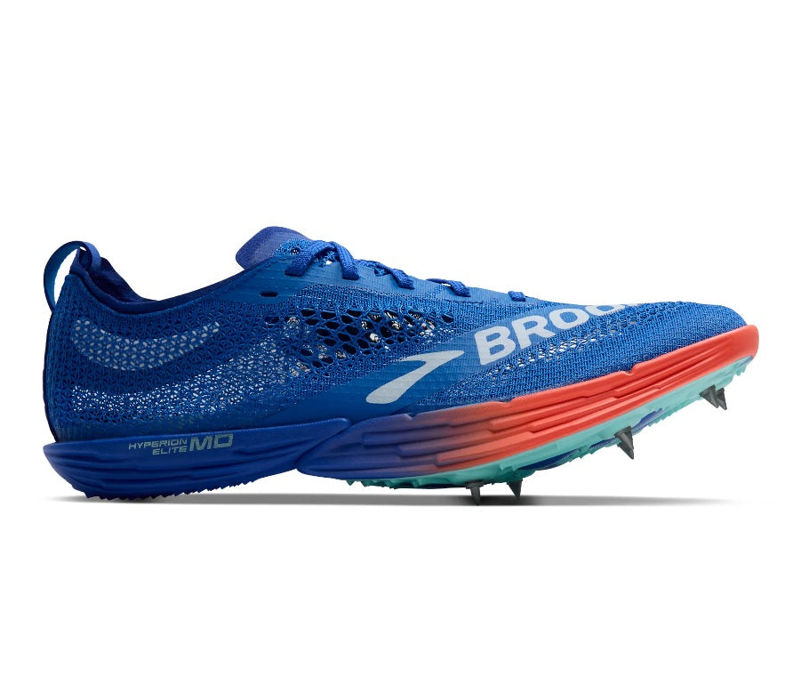 Brooks Hyperion Elite MD Unisex Running Spikes Cobalt Blue