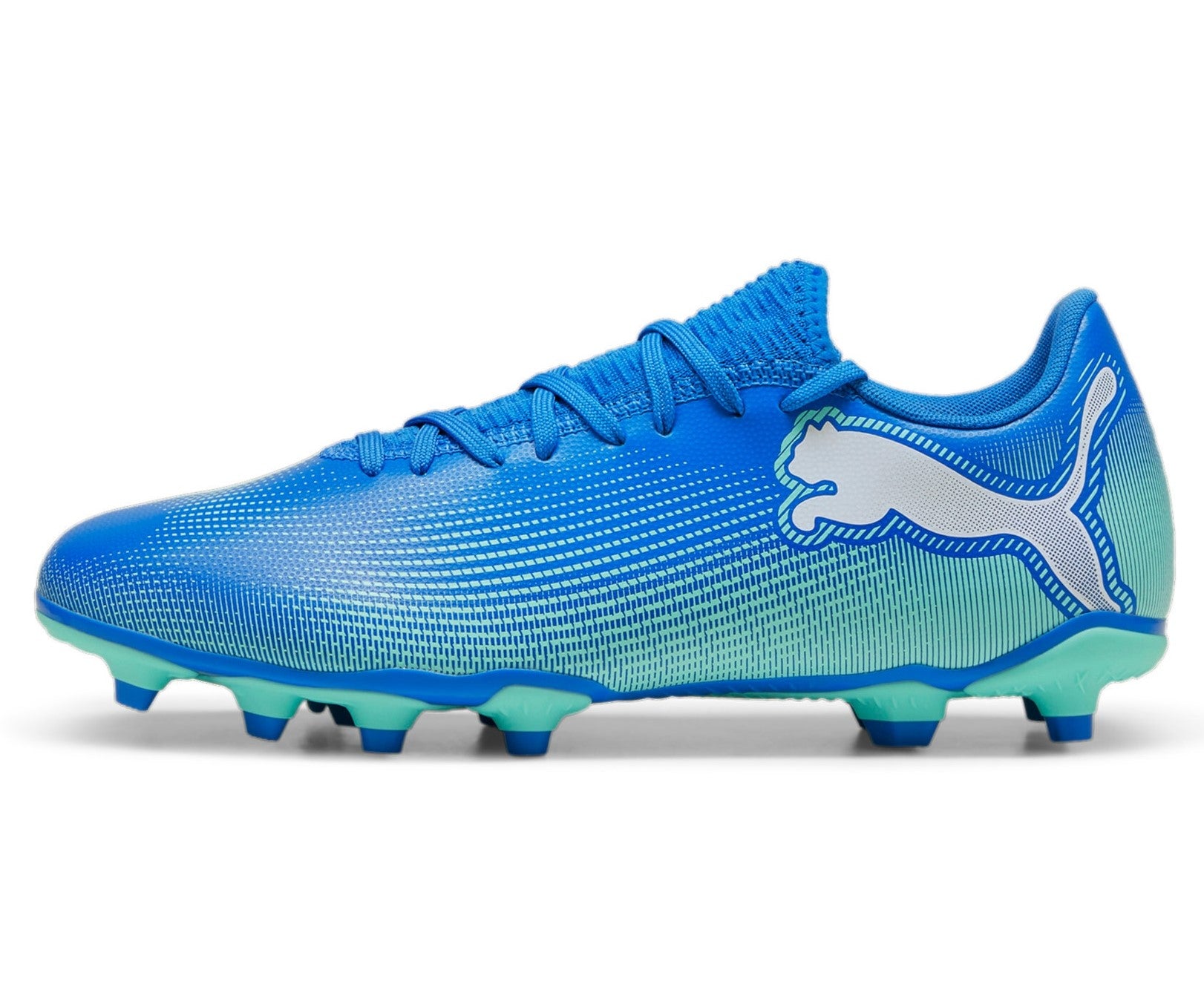 Puma Future 7 Play Firm Ground Football Boots Blue Mint