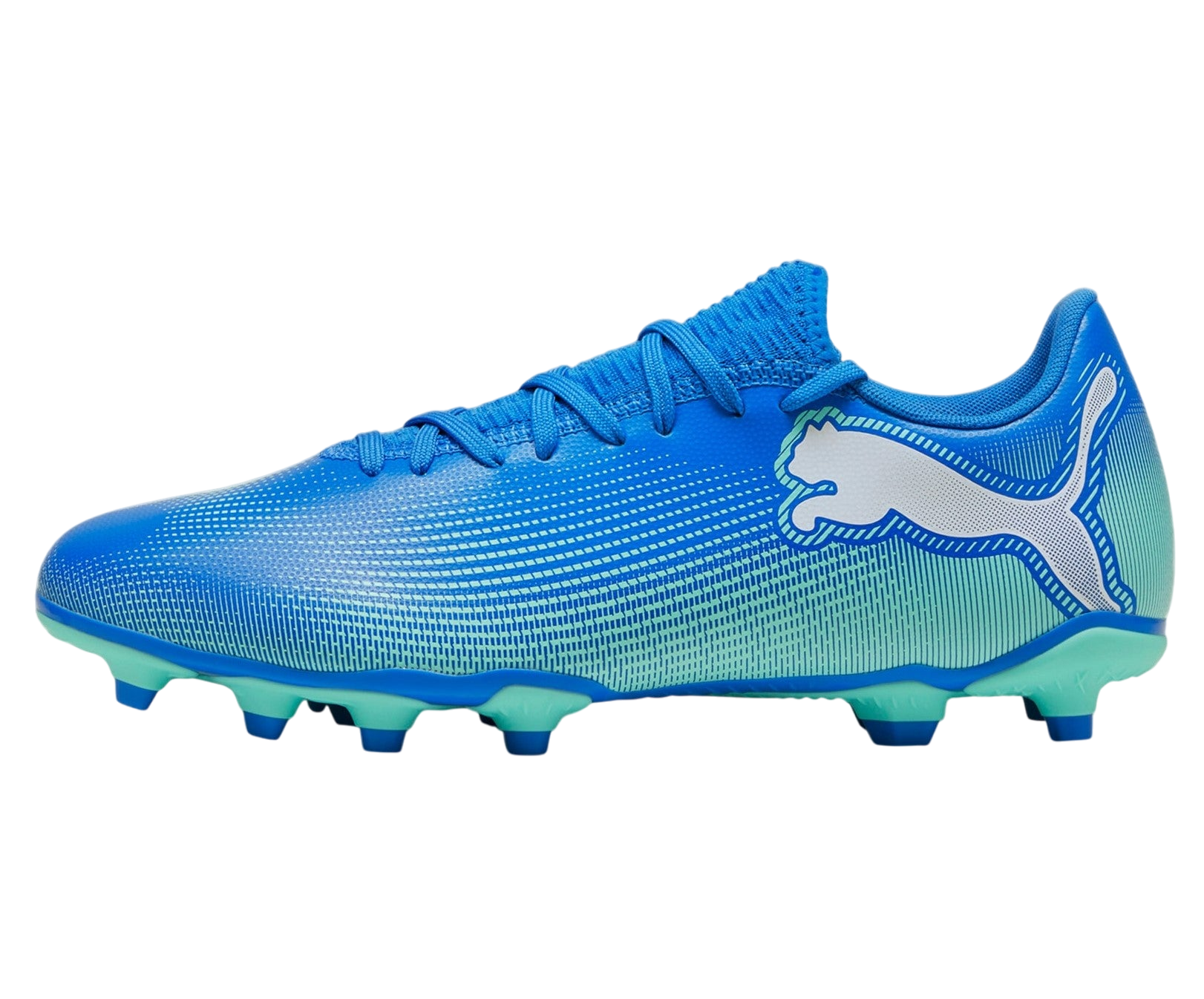 Puma Future 7 Play Firm Ground Football Boots Blue Mint