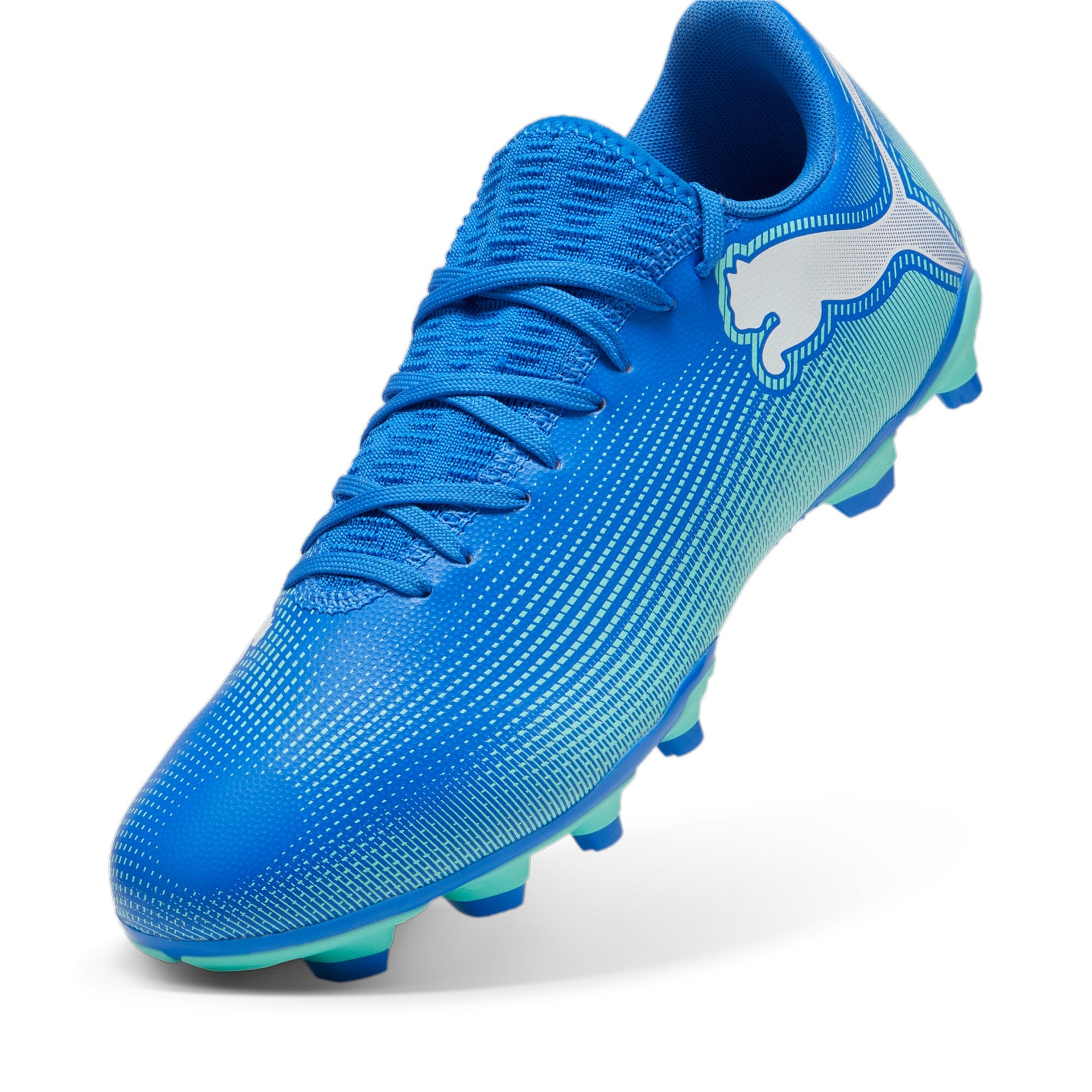 Puma Future 7 Play Firm Ground Football Boots Blue Mint