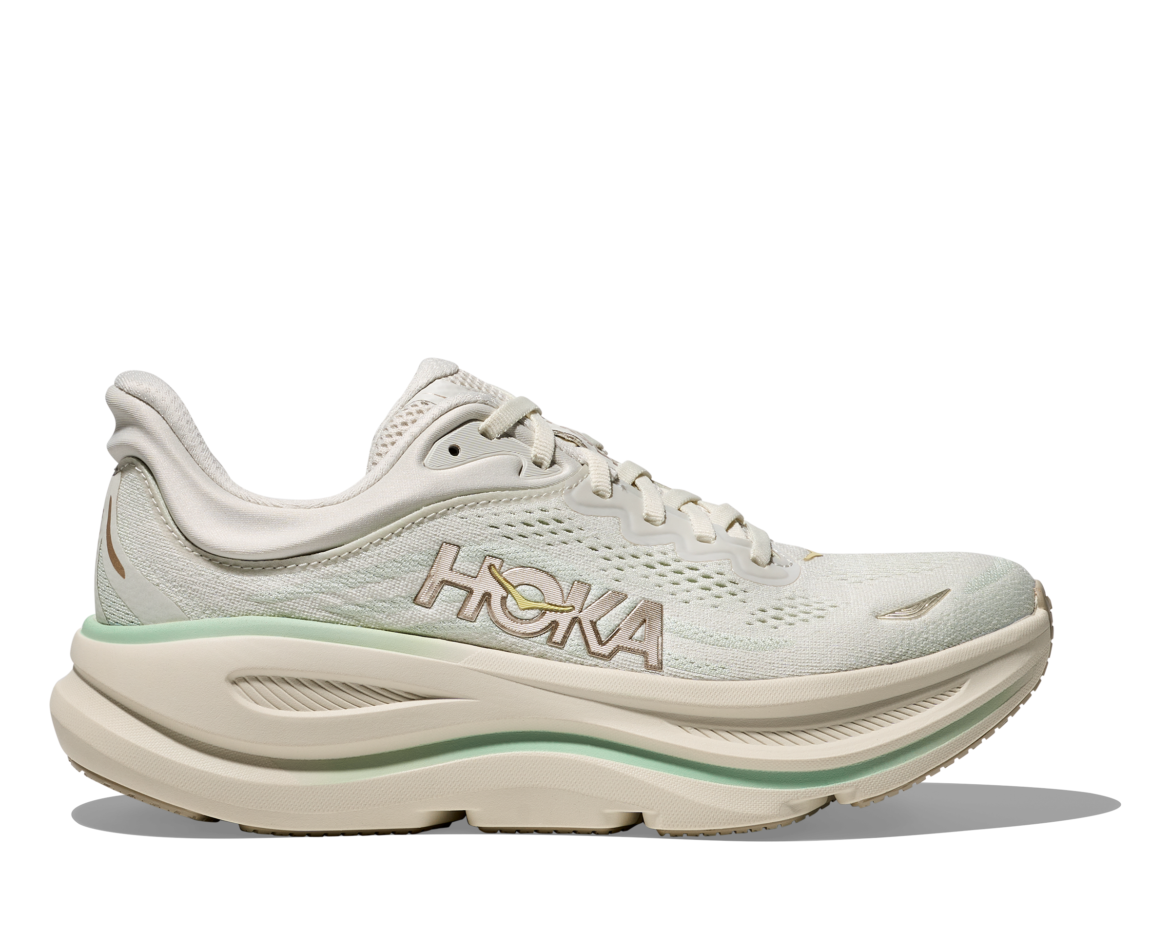 Hoka Bondi 9 Women's Running Shoes Truffle Salt Sea Glass
