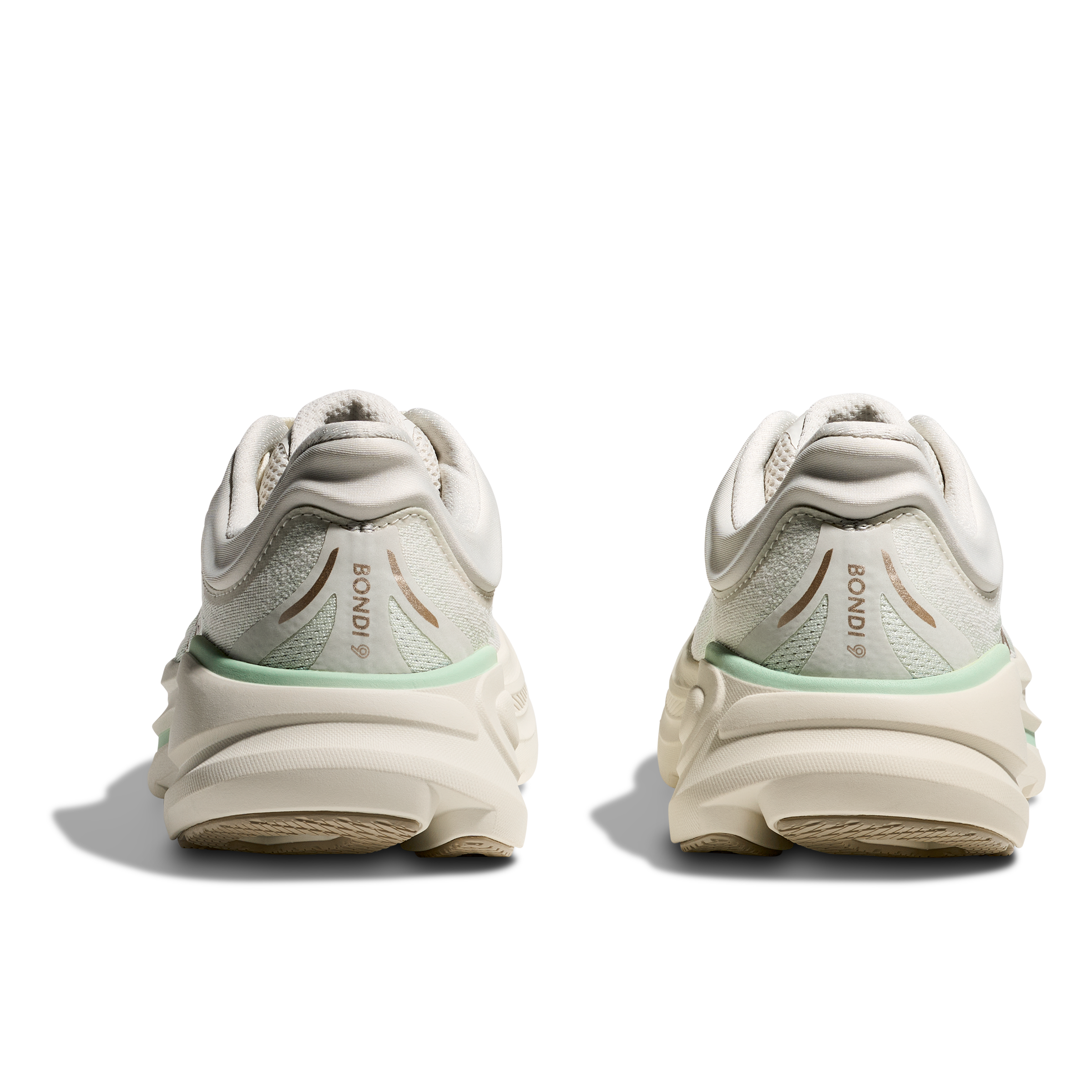 Hoka Bondi 9 Womens Running Shoes Truffle Salt Sea Glass