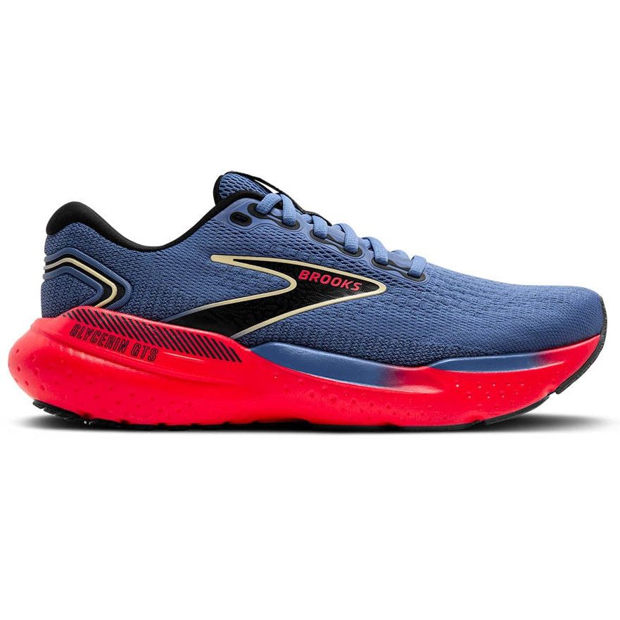 Brooks Glycerin GTS 21 Women's Running Shoes Blue Pink