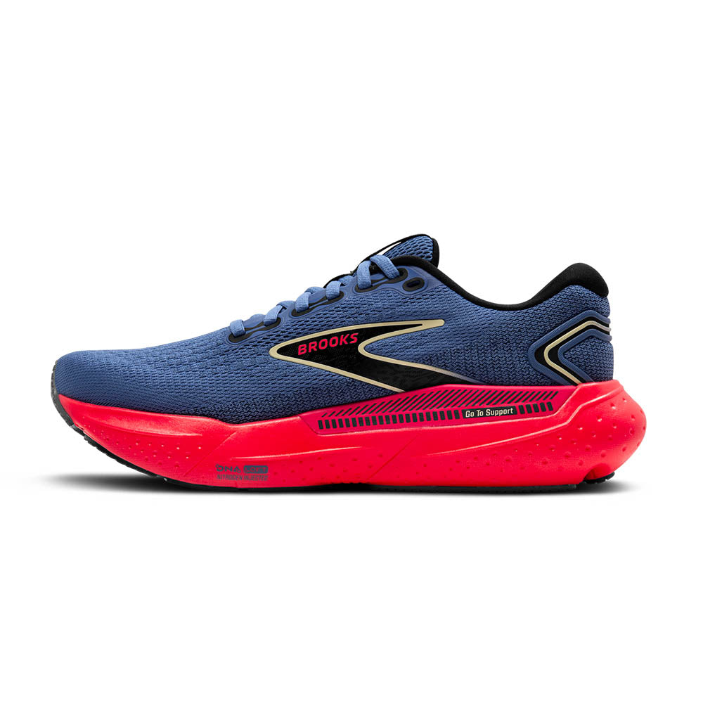 Brooks Glycerin GTS 21 Women's Running Shoes Blue Pink