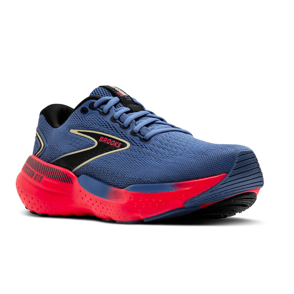 Brooks Glycerin GTS 21 Women's Running Shoes Blue Pink