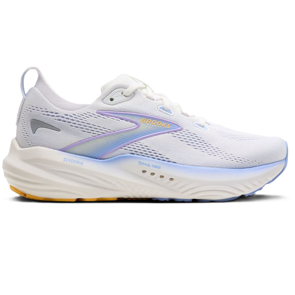 Brooks Glycerin GTS 22 Women's Running Shoes White Blue Apricot