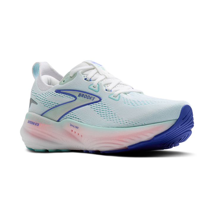Brooks Glycerin GTS 22 Women's Running Shoes White Limpet Shell