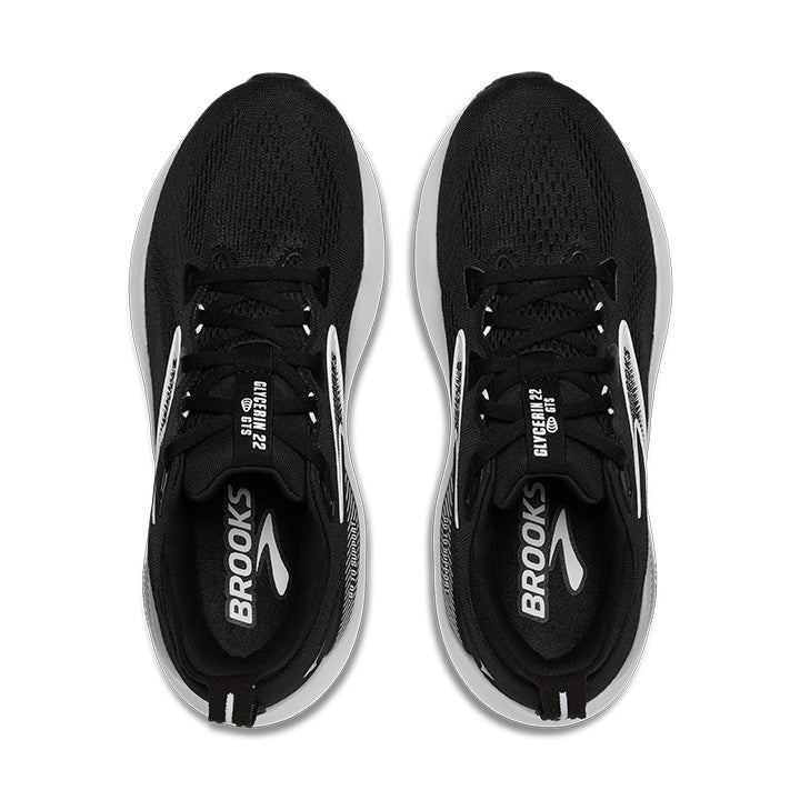 Brooks Glycerin GTS 22 Women's Running Shoes Black White