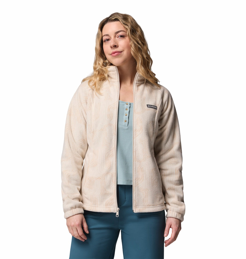 Columbia Women's Benton Springs™ Printed Fleece Jacket Dark Stone