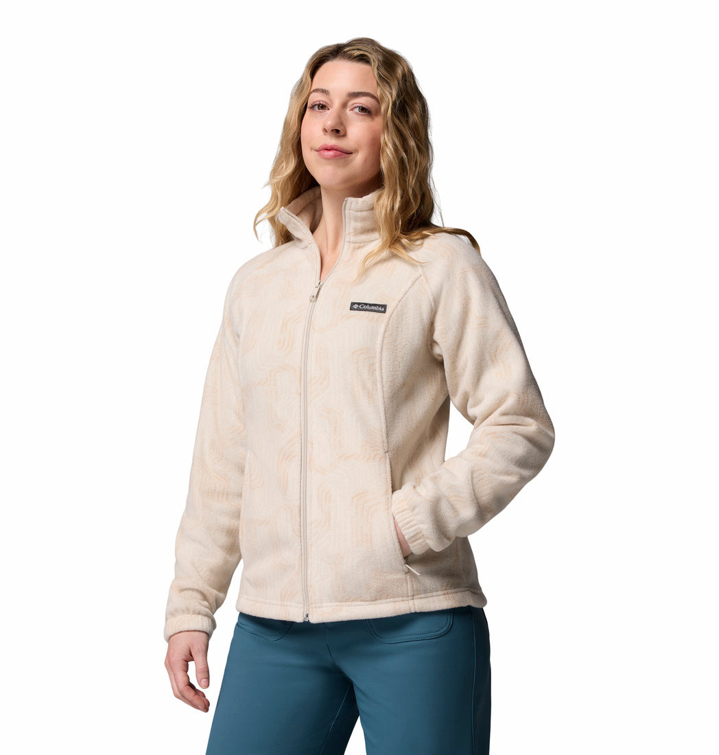 Columbia Women's Benton Springs™ Printed Fleece Jacket Dark Stone