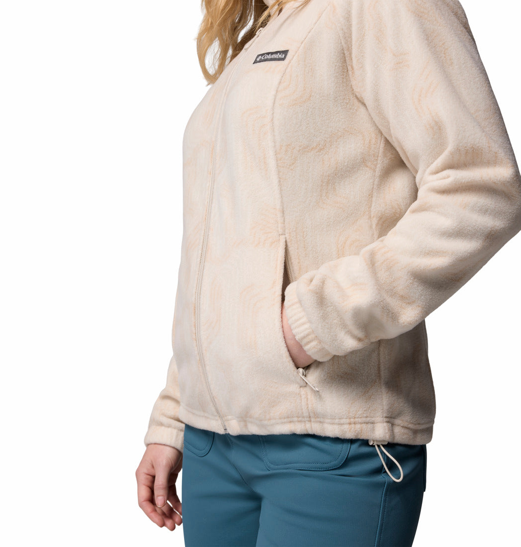 Columbia Women's Benton Springs™ Printed Fleece Jacket Dark Stone