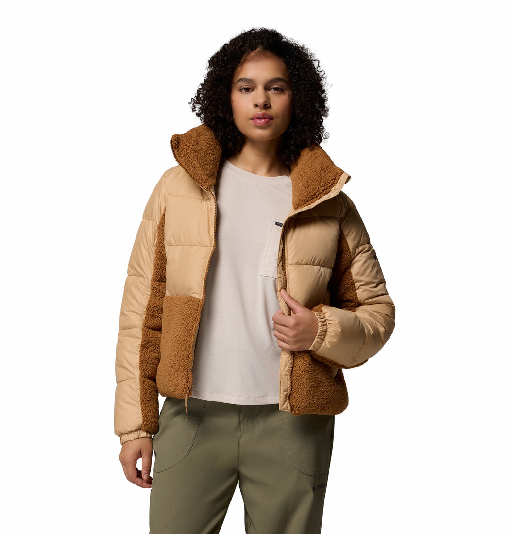 Columbia Women's Leadbetter Point™ II Sherpa Hybrid Puffer Jacket Canoe