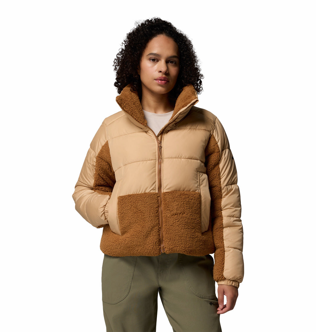 Columbia Women's Leadbetter Point™ II Sherpa Hybrid Puffer Jacket Canoe