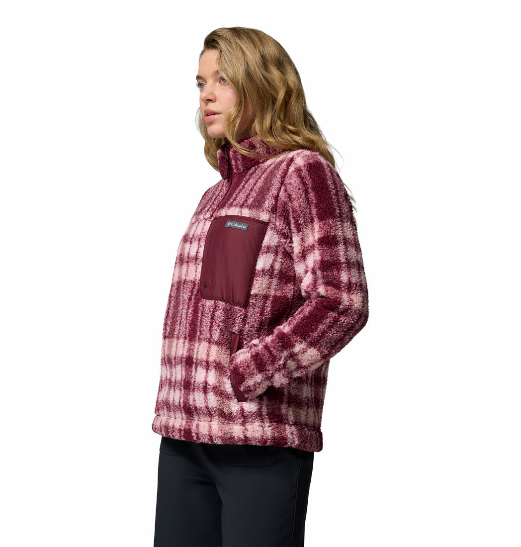 Columbia West Bend™ II Printed Sherpa Jacket Rich Wine