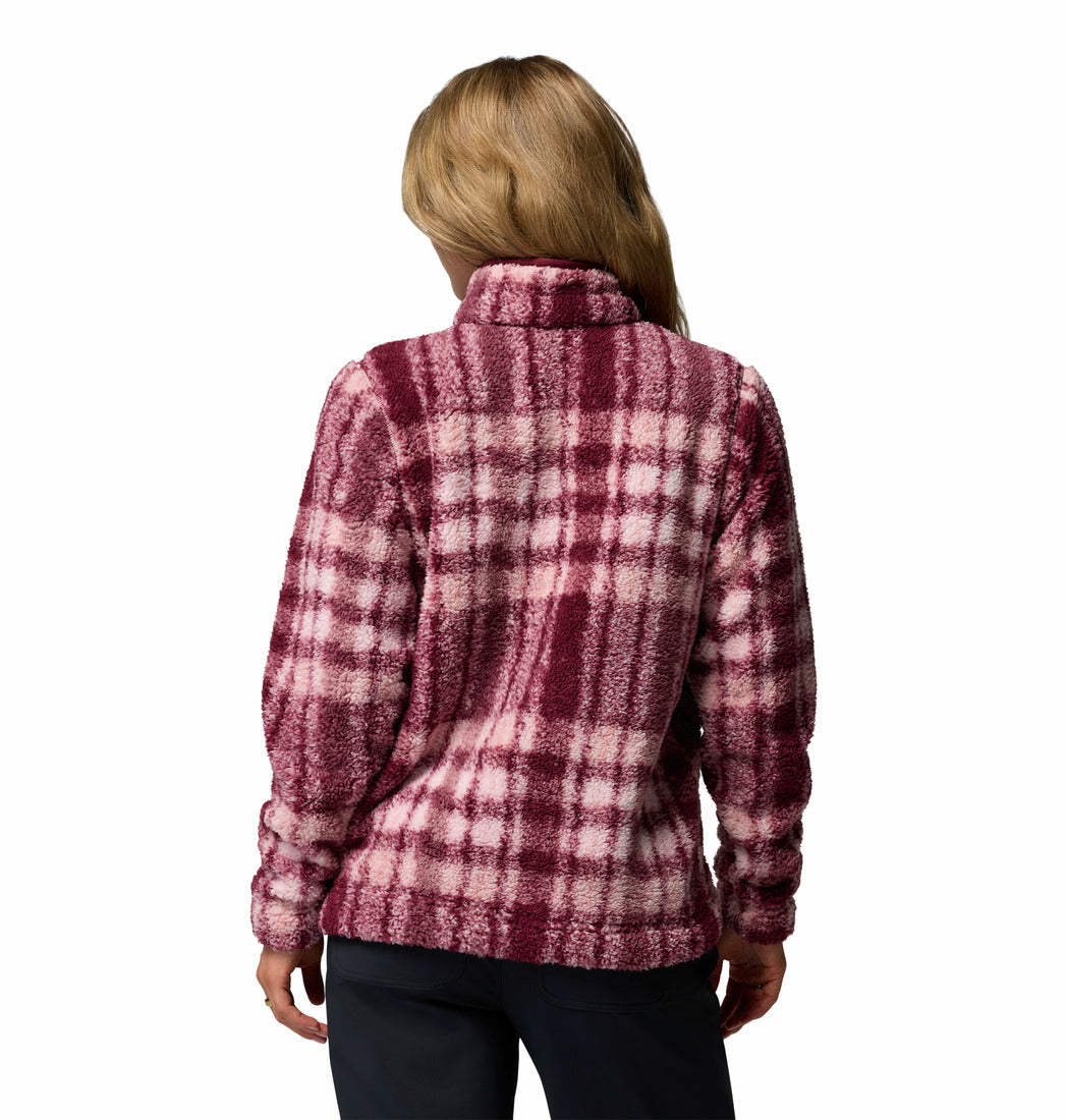 Columbia West Bend™ II Printed Sherpa Jacket Rich Wine