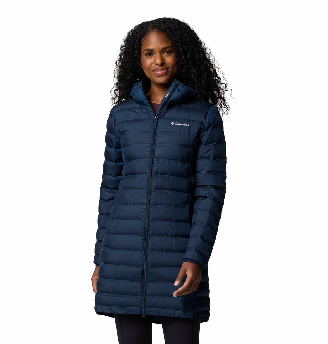 Columbia Women's Lake 22™ II Down Long Hooded Jacket Navy