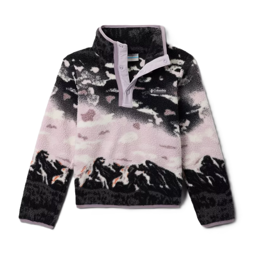Columbia Youth Helvetia™ II Sherpa Half Snap Printed Fleece Printed