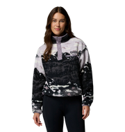 Columbia Women's Helvetia™ II Cropped Half Snap Printed Fleece Shale
