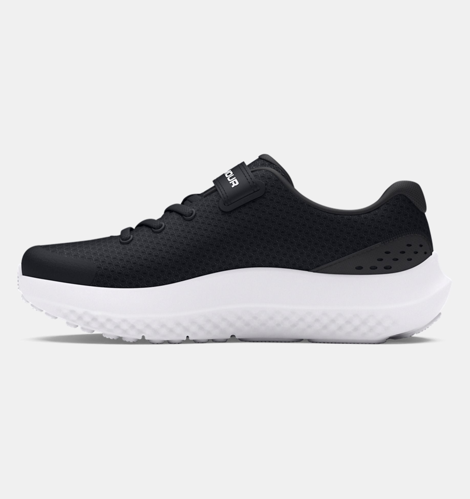 Under Armour Surge 4 AC Boys PS Running Shoes Black White