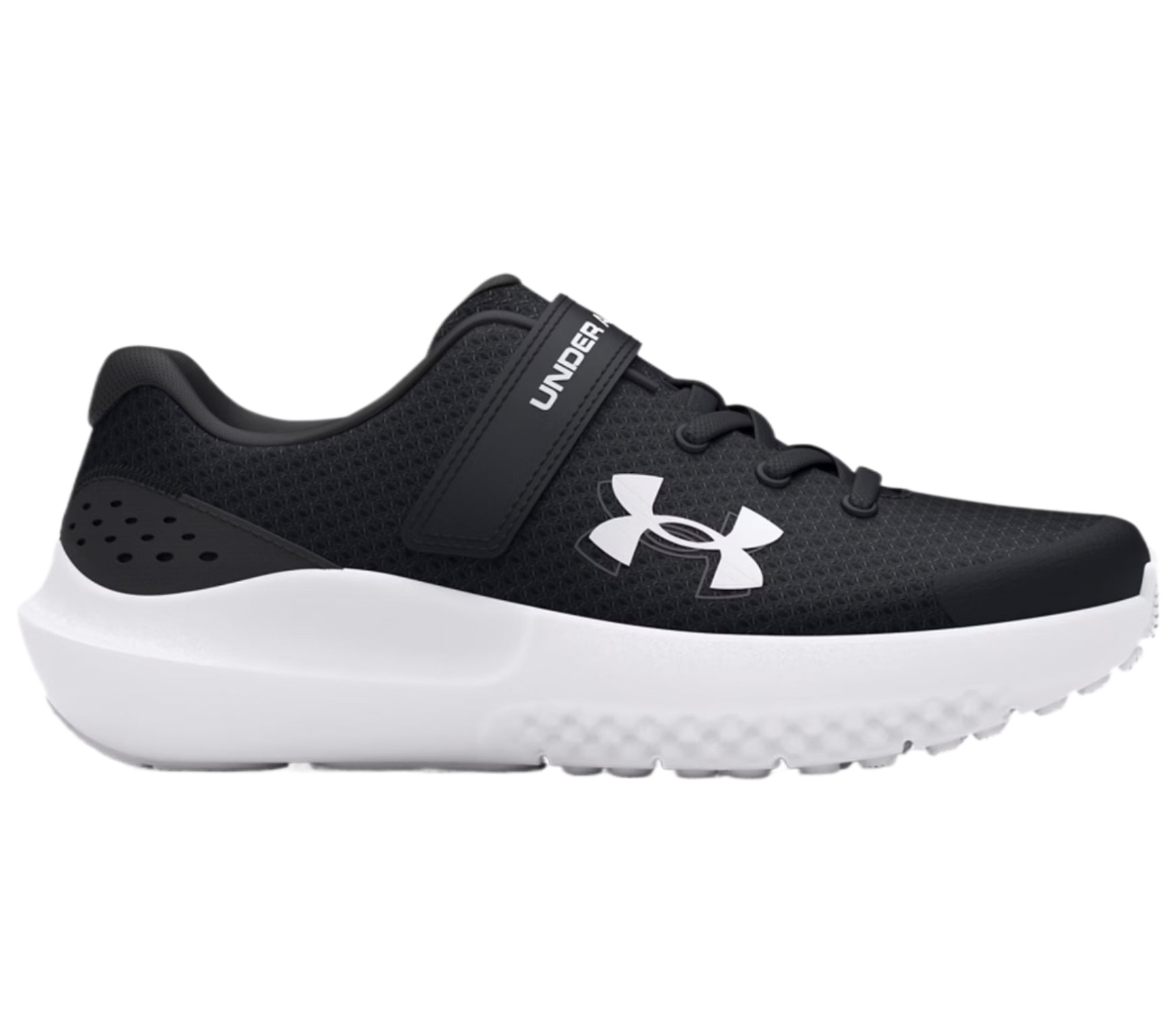 Under Armour Surge 4 AC Boys PS Running Shoes Black White