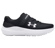 Under Armour Surge 4 AC Boys PS Running Shoes Black White
