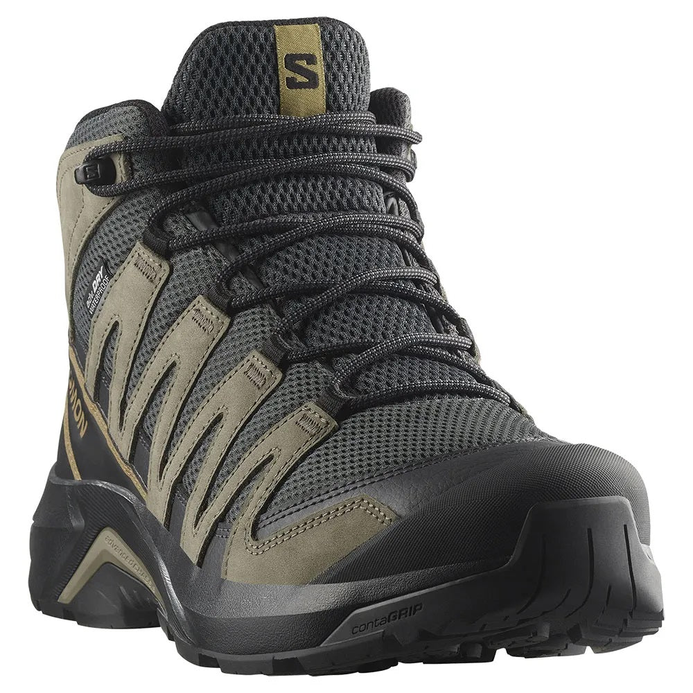Salomon X-Adventure Recon Men's Gore Tex Hiking Mid Boots Asphalt Falcon