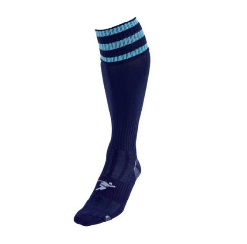 Precision Pro Football Sock Navy Sky