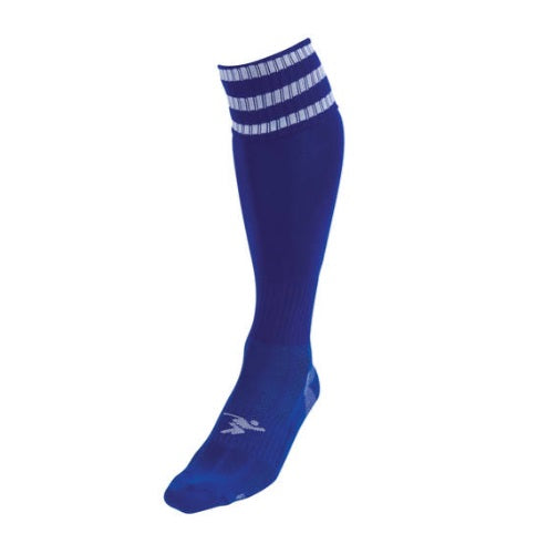 Precision Pro Football Sock Royal White