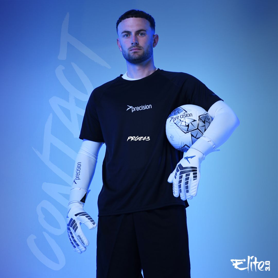 Precision Elite 3.0 Contact Junior Goalkeeper Gloves White