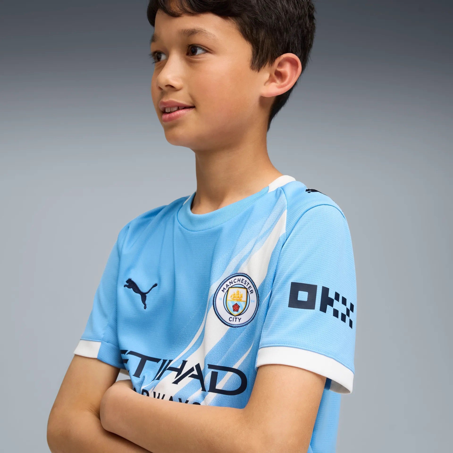 Puma Manchester City 25/26 Junior Home Jersey