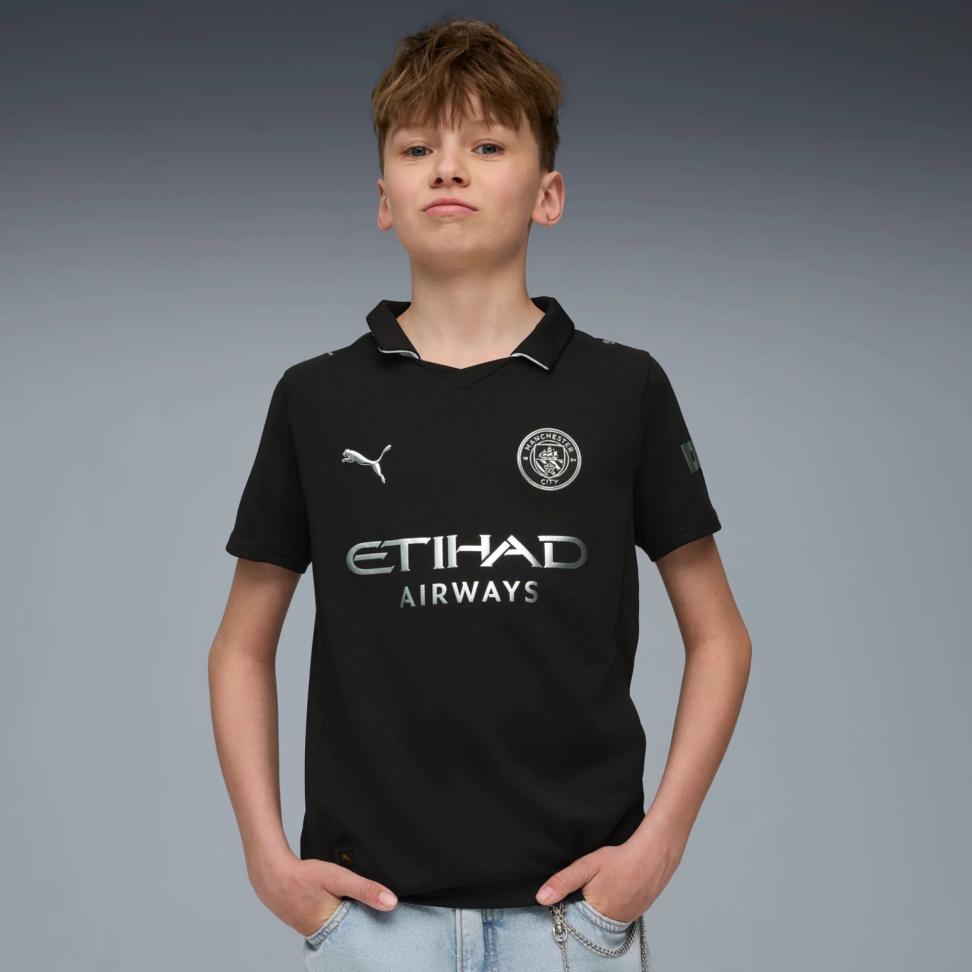 Puma Manchester City 25/26 Junior Away Jersey