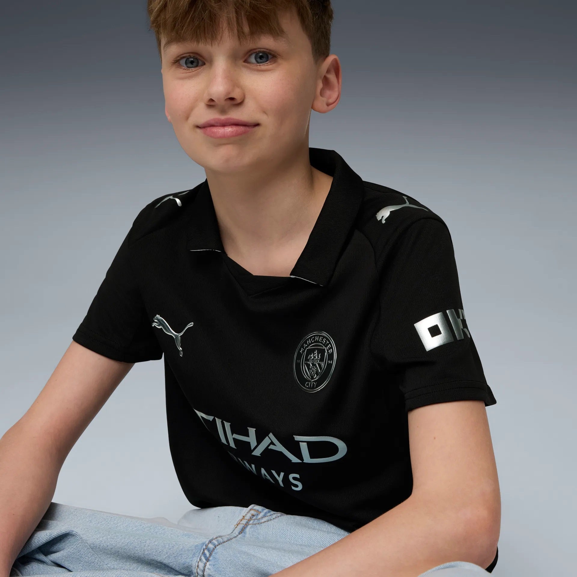 Puma Manchester City 25/26 Junior Away Jersey