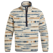 Craghoppers Men's Rawthey Half Zip Fleece | Ecru Print