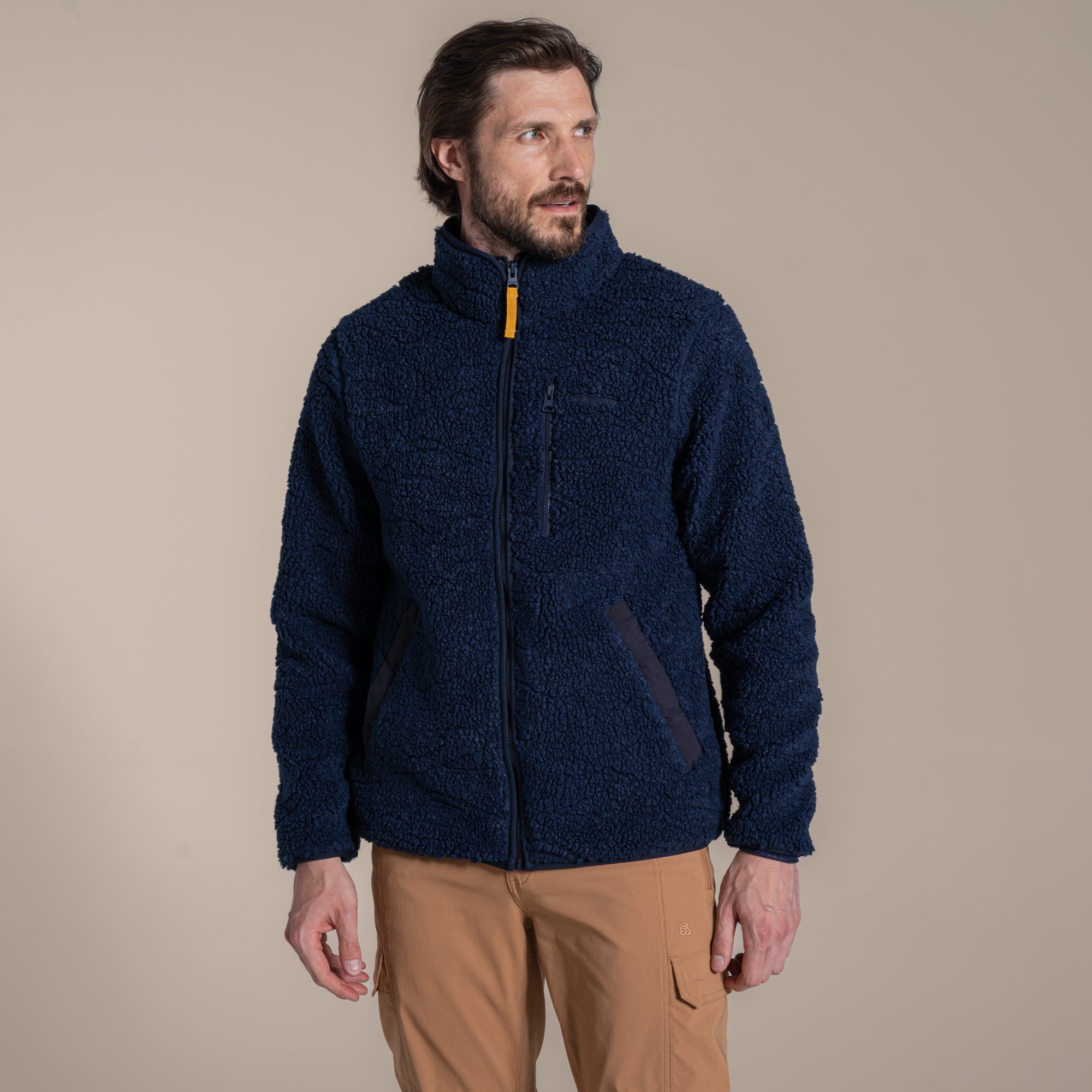 Craghoppers Men's Lathkill Full Zip Fleece | Blue Navy