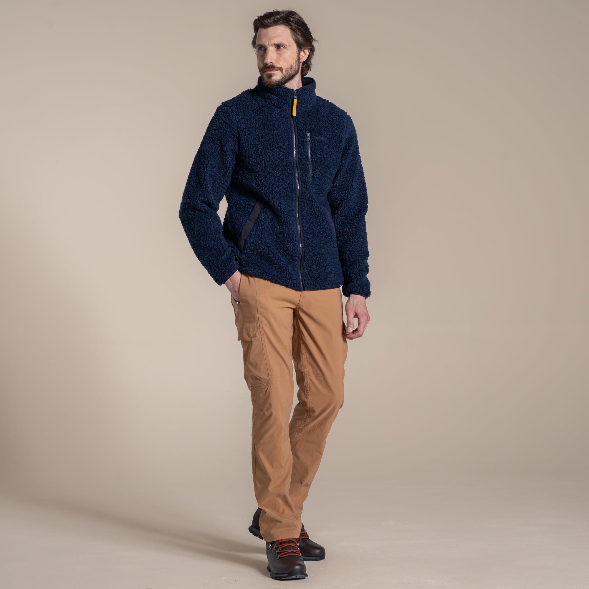 Craghoppers Men's Lathkill Full Zip Fleece | Blue Navy