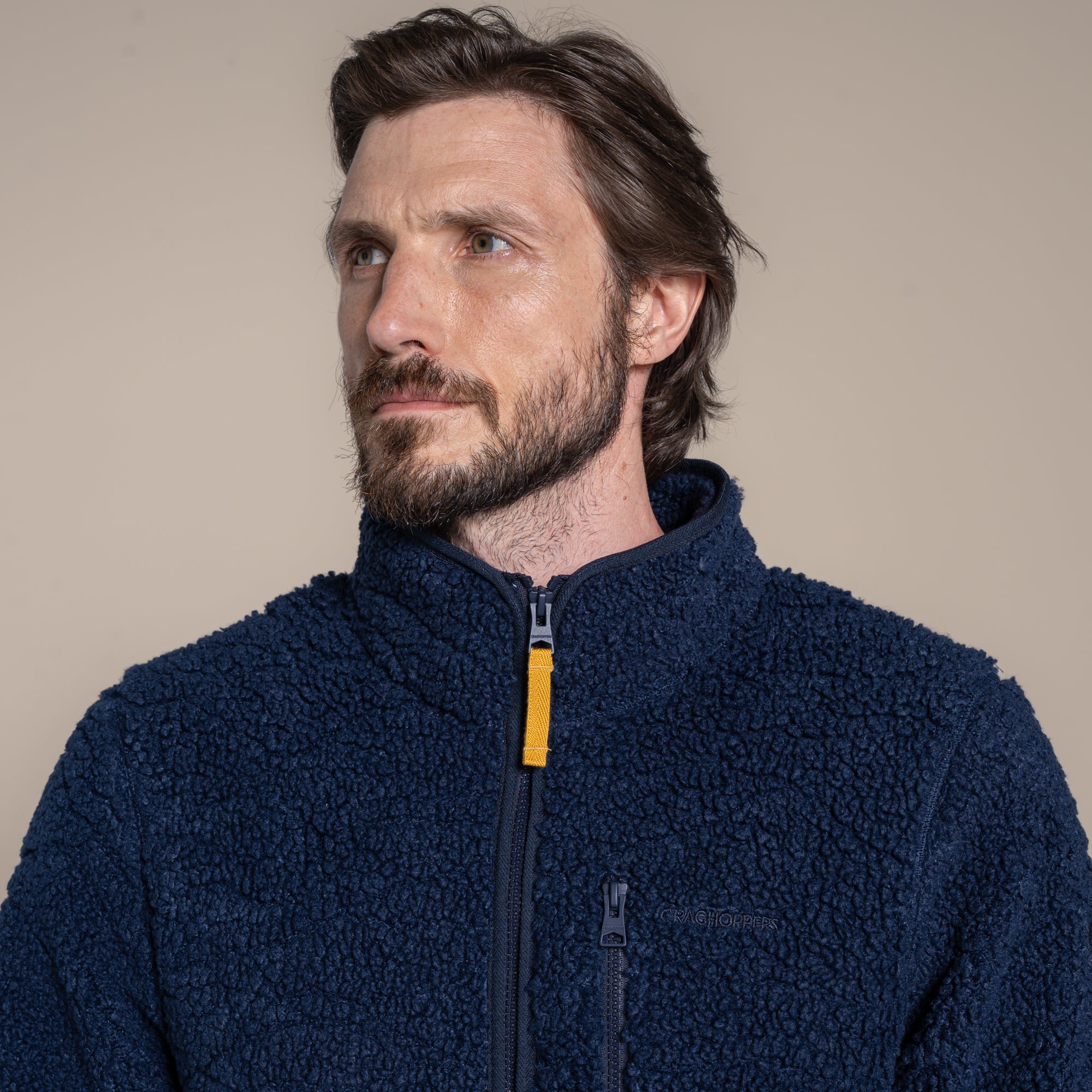 Craghoppers Men's Lathkill Full Zip Fleece | Blue Navy