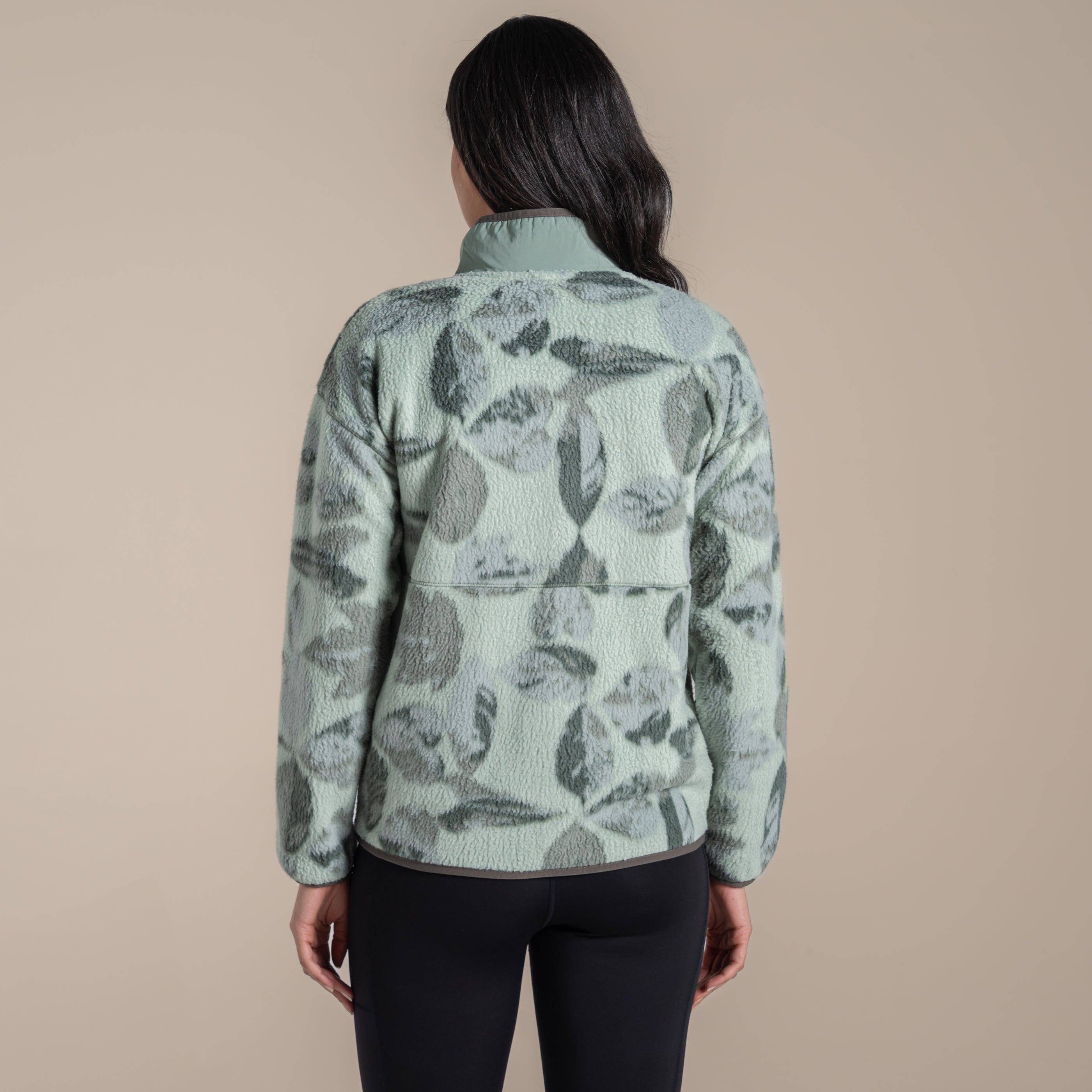 Craghoppers Women's Dante Full Zip Fleece | Sage Print
