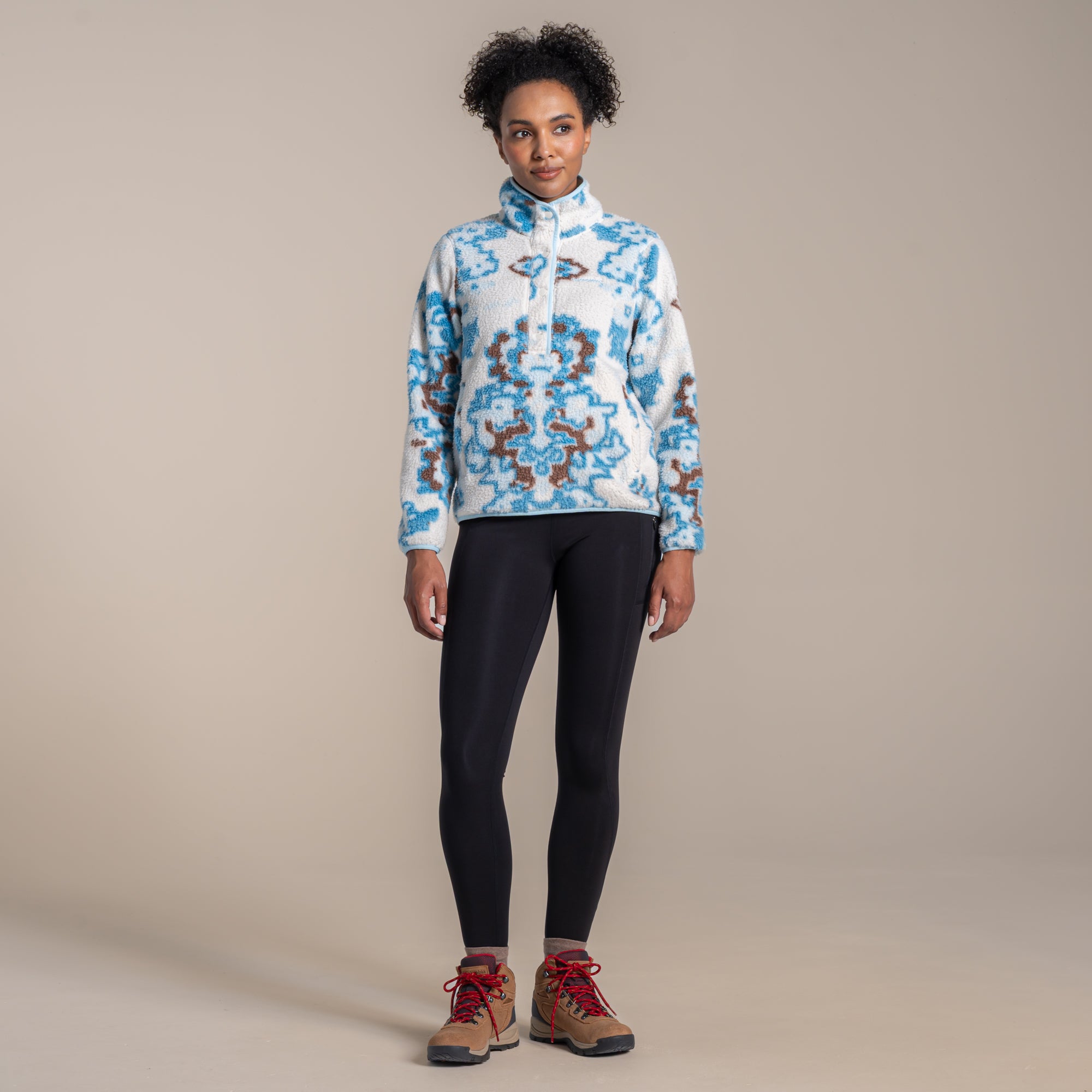 Craghoppers Women's Rosemary II Overhead Fleece | Horizon Print