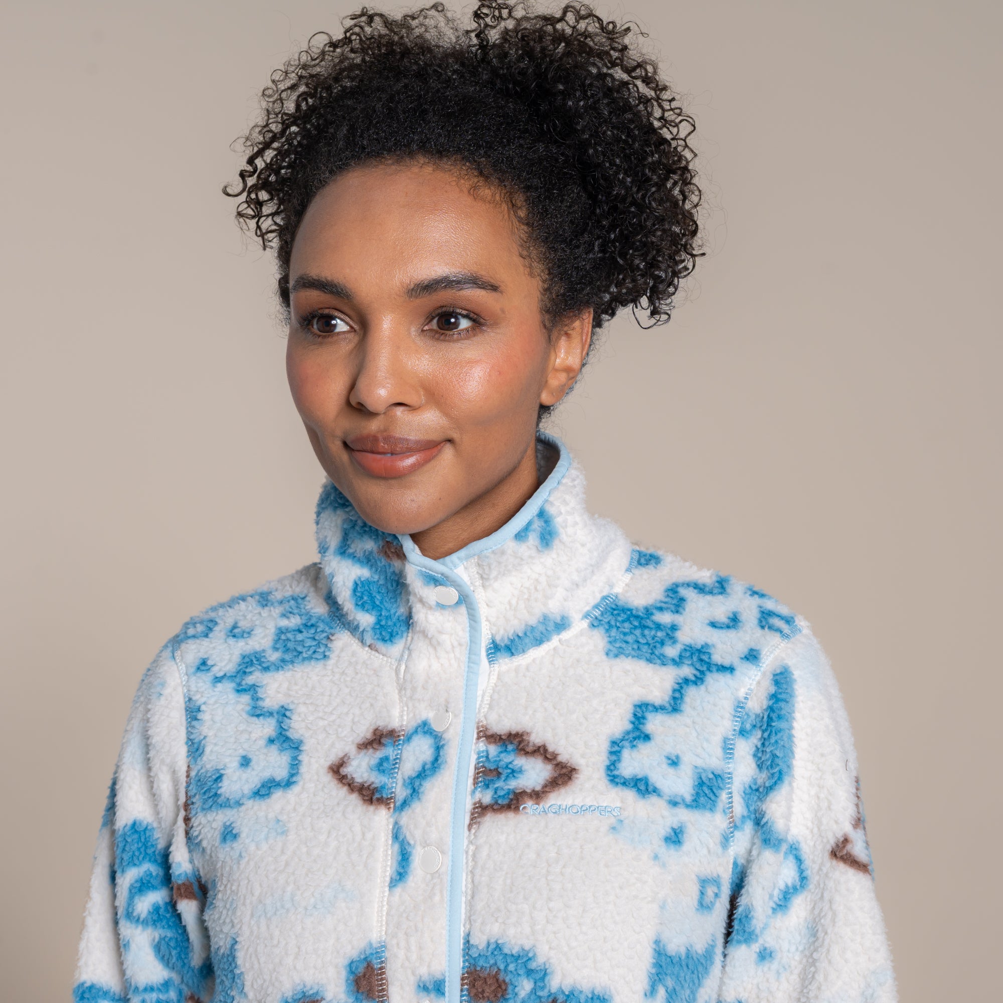 Craghoppers Women's Rosemary II Overhead Fleece | Horizon Print