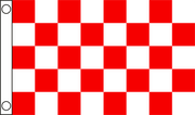 TCF 5X3 Checker Flag Red White